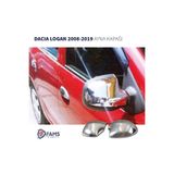 Dacia Logan Krom Ayna Kapağı 2 Parça 2008-2019 Paslanmaz Çelik 3103 200007