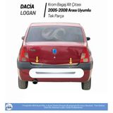 Dacia Logan Krom Bagaj Alt Çıtası 2005-2008 Model Arası Paslanmaz Çelik