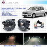Dacia Logan Sedan 2004-2012 Beyaz Led Xenon Sis Farı Seti