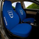Dacia Logolu Mavi Penye Oto Koltuk Kılıfı Ön ve Arka Takım - Koltuk Koruma Servis Kılıfı
