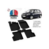 Dacia Sandero 1 Ferrous 4d Havuzlu Kauçuk Paspas 2013 - Siyah