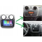Dacia Sandero Android Multimedya Sistemi 4-64 Cadence (2013-2020)+ Dört Bölge 360 Derece Kamera Sistemi Hediye - Dark Black