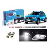 Dacia Sandero LED Plaka Aydınlatma Ampul Seti FEMEX Parlak Beyaz
