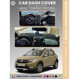 Dacıa Sandero Stepway (2015-2021) Torpido Örtüsü Ön Göğüs Koruma Tam Uyum Kaymaz Kolay Montaj