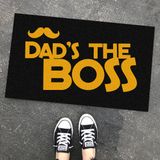 Dad İs The Boss Tasarim Kapi Onu Ve Ev Ici Paspas 45X75 Cm