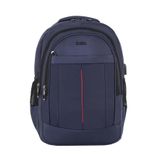 Dada 01 Laptop Dizüstü Bilgisayar Çantası 14"-15,6" inç Ortaokul Lise Üniversite Okul Çantası Unisex Gündelik Kadın Erkek Sırt Çantası Usb Type-C Aparat Darbe Emici Koruma Su Geçirmez Kumaş (Lacivert)