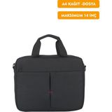 Dada 13,3-14 inç Mini Evrak Çantası A4 KAĞIT Dosya Tablet ve Laptop Uyumlu Omuz Askılı Unisex