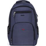 Dada USB Type-C Girişli Lacivert 13,3"-14" inç Okul Çantası Ortopedik Sırt Darbe Emici Koruma Su Geçirmez Oxford Kumaş Dada Çanta 06