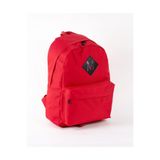 Dadacuq Basic Unisex İki Bölmeli Günlük Okul ve Seyahat Laptop Bölmeli Sırt Çantası, Kırmızı