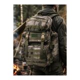 Dadacuq Unisex Çok Bölmeli Kamp Dağcı ve Askeri Sırt Çantası, 70 Litre, Haki