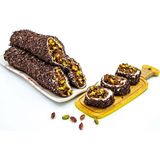 Dadak Bitter Çikolata Kaplamalı Antep Fıstıklı Atom Lokum - 200 gr
