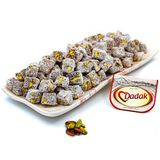 Dadak Lokum ve Kuruyemiş 500 gr Çifte Kavrulmuş Antep Fıstıklı Mini Lokum