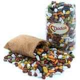 Dadak Sütlü Çikolata Çakıl Taşı Draje 500 gr %100 Pancar Şekeri ile Üretilmiştir