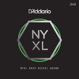 Dadario NYXLB040 Gauge Nikel Sarım Bas Tek Tel