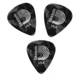 Daddario 1CAP4-BK 3 Adet Gitar Pena 0.70 mm Siyah Medium