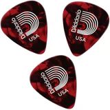 Daddario 1CAP4-RD 3 Adet Gitar Pena 0.70 mm Kırmızı Medium