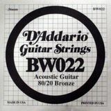 D'addario BW022 80/20 Bronze Wound 022 Sol Akustik Tek Tel