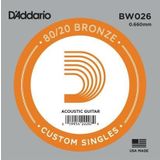 Daddario Bw026 Bronze Single 0.26 - Akustik Gitar Tek Tel