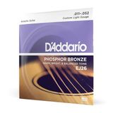 D'Addario Daddario Ej26 Akustik Gitar Tel Seti, Phosphor-Bronze, Custom