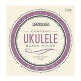 D'Addario Daddario EJ53C Concert Boy Ukulele Teli - Siyah Tel