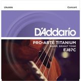 D'Addario Daddario EJ87C Concert Ukulele Teli (Pro-Arte Titanium)
