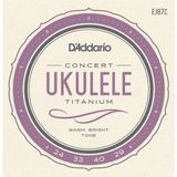 D'Addario Daddarıo Ej87C Set Ukulele Teli Concert Tıtanıum Ukulele
