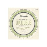 Daddario D'Addario EJ87S Titanium Ukulele, Soprano Takım Tel Ukulele Teli