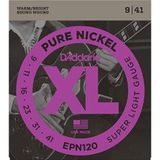 Daddario D'Addario EPN120 XL Pure Nickel Elektro Gitar Tel Seti - 9-41 Super Light (Profesyonel) | Saf Nikel Malzeme, Klasik Retr