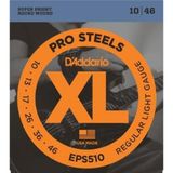 Daddario D'Addario EPS510 XL ProSteels Elektro Gitar Tel Seti - 10-46 Regular Light (Profesyonel) | Paslanmaz Çelik Alaşım, Süper