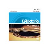 Daddario D'Addario Ez910 Bronze Light Set Akustik Gitar Teli (11-52)
