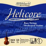 Daddario D'Addario H614 Helicore Tek Kontrabas Mi (E) Teli (3/4) | Güçlü Alt Frekans Desteği Odaklanmış Rezonans ve Dayanıklı Kro