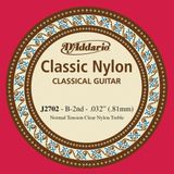 D'Addario Daddario J2702 Klasik Gitar Teli, Classic Nylon, Normal Tensi