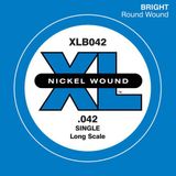 Daddario D'Addario XLB042 XL Nickel Wound Bas Gitar Tek Teli - 0.042 İnç (Aksesuar) | 0.042 İnç Kalınlık, Karakteristik XL Nickel