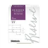 D'addario Dct1025 Reserve Classic Bb Klarnet Kamışı No: 2.5 (Orta Seviye/Eğitim) - 10'Lu Paket | Sıcak Ton Karakteri Ve Zengin Harmonik İçerik