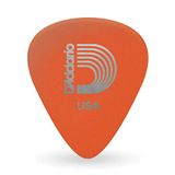 D'Addario Duralin Gitar Seçtikleri - Gitar Aksesuarları - Akustik Gitar, Elektro Gitar, Bas Gitar için Gitar Seçtikleri - Büyük Güç, Kavrama, Dayanıklılık - Turuncu, Hafif, 0,60 mm, 100'lü Paket