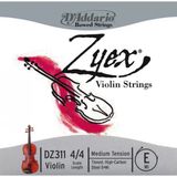 Daddarıo Dz311 Keman Tek Tel, Zyex, 4/4 , Medıum Tensıon, ( Mi Kal Keman Tel Sgl Vln Zyex E Mi Med 44