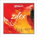 Daddario Dz410lm Viola Tel Set, Zyex, Long Scale, Medium Tension Viola Teli