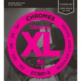 D'addario ECB815 5 Telli Soft Long 0.45 Bas Tel Set