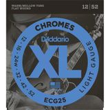 Daddarıo Ecg25 Daddarıo Ecg25 Elektro Gitar Tel Seti, Chromes, 12-52, Lıght