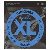 Daddarıo Ecg25 Elektro Gitar Teli Chromes Lıght Gauge (12-52)