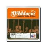 D'addario EJ15 Extra Light 010 Akustik Tel Set