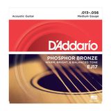 D'addario EJ17 Bronze Med Akustik Tel Set