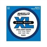 D'addario EJ21 Xl Jazzlite .012 Elektro Tel Set