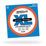 D'addario EJ22 Xl Jazz Med Elektro Tel Set