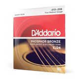 Daddario Ej24 Akustik Gitar Tel Seti, Phosphor-Bronze, True Medi | Akustik gitar için fosfor bronz teller, sıcak, parlak ses, güvenilir tonlama ve yüksek dayanıklılık.