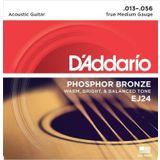 DADDARİO EJ24 PHOSPHOR BRONZE TRUE MEDİUM 013-056 AKUSTİK GİTAR TELİ