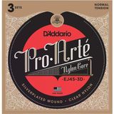 D’addario Ej45-3D Pro-Arte Klasik Gitar Tel Seti 3’Lü Paket Normal Tension
