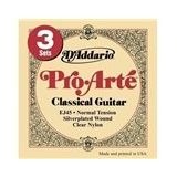 D'addario EJ453D Pro Arte Normal 3'lü Paket Klasik Tel