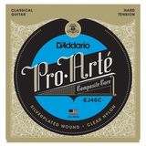Daddarıo Ej46c Klasık Gıtar Tel Setı, Pro-Arte, Composıte Core, S Daddario Ej46c Pro-Arte Composites Hard (.0285-.046) Classical Guitar Strings