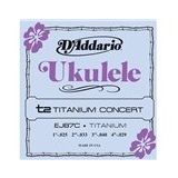 D'addario EJ87C Titanium Ukulele Teli